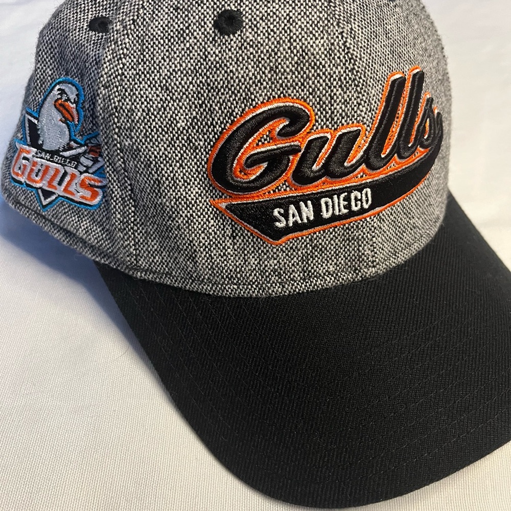 CCM Gray and Black San Diego Gulls Cap